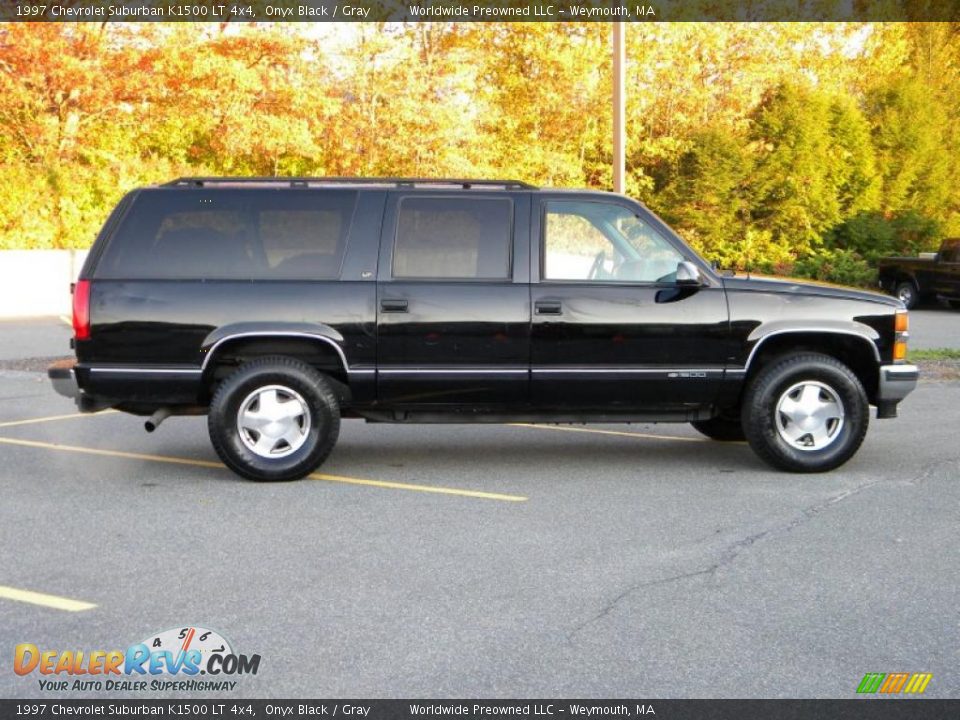 Onyx Black 1997 Chevrolet Suburban K1500 LT 4x4 Photo #9