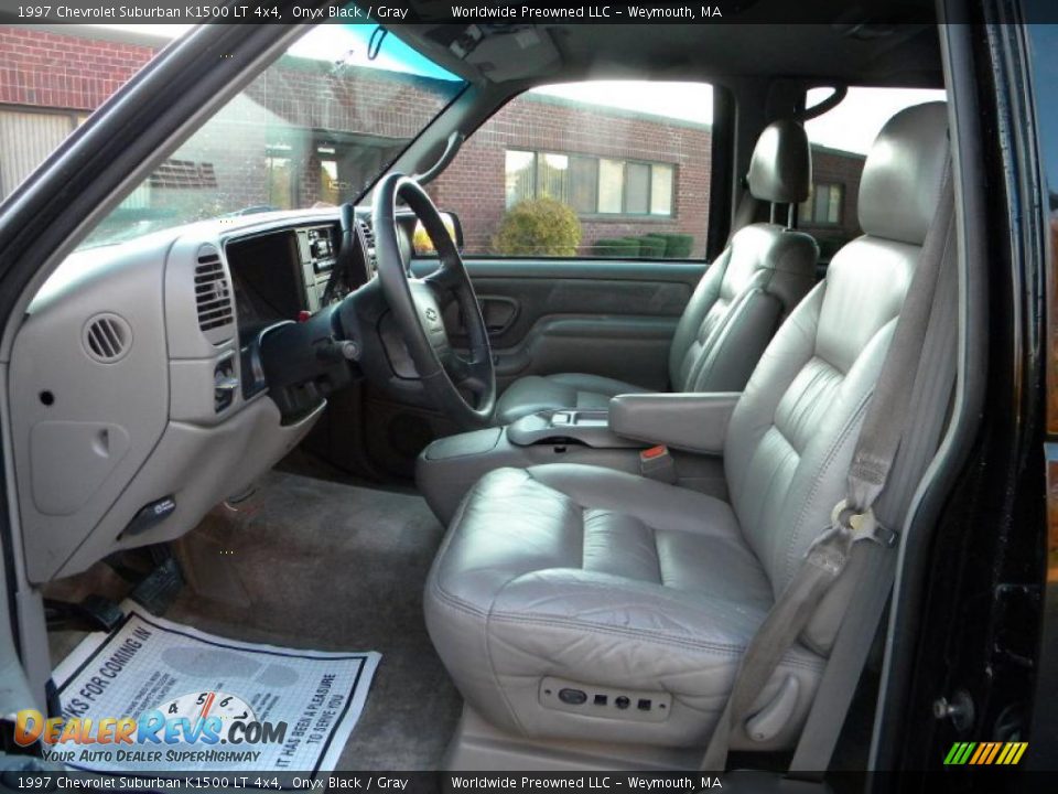 Gray Interior - 1997 Chevrolet Suburban K1500 LT 4x4 Photo #14