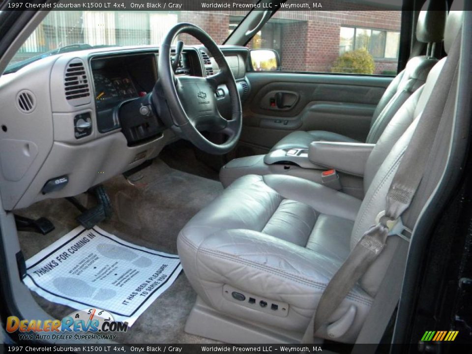 Gray Interior - 1997 Chevrolet Suburban K1500 LT 4x4 Photo #15