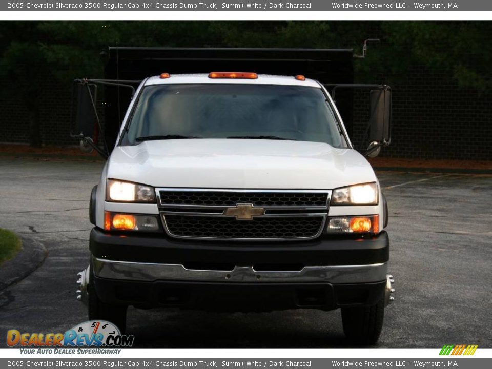 2005 Chevrolet Silverado 3500 Regular Cab 4x4 Chassis Dump Truck Summit White / Dark Charcoal Photo #15