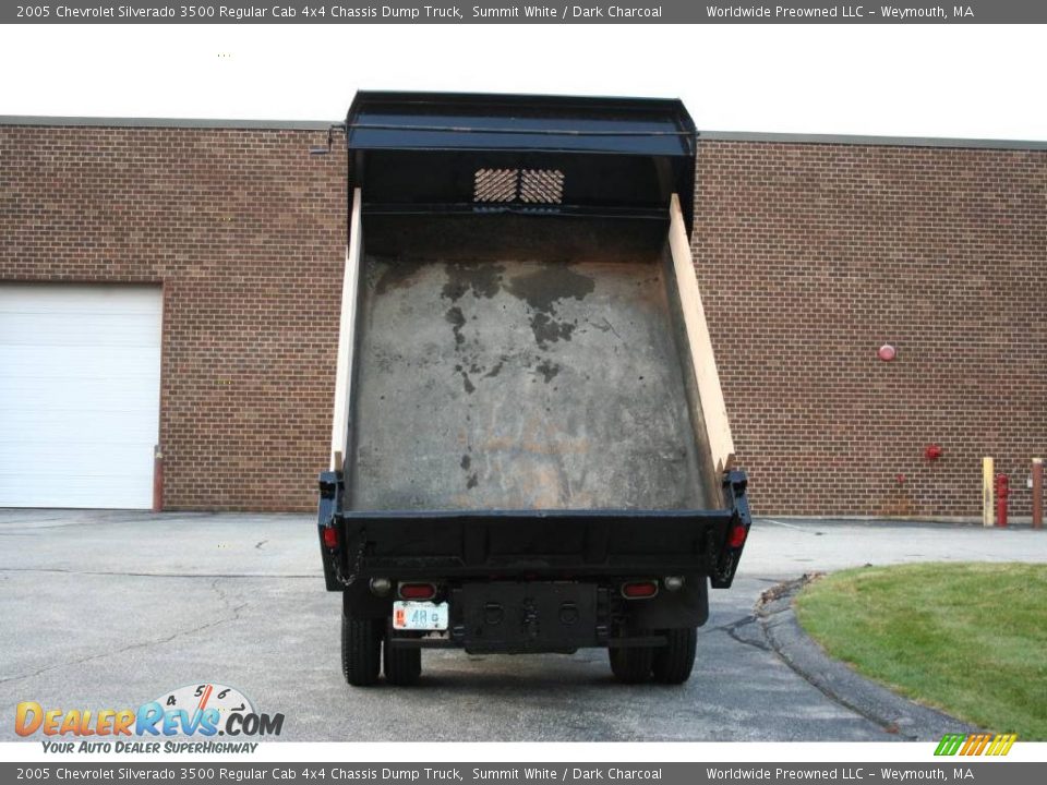 2005 Chevrolet Silverado 3500 Regular Cab 4x4 Chassis Dump Truck Summit White / Dark Charcoal Photo #22