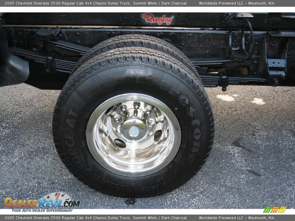 2005 Chevrolet Silverado 3500 Regular Cab 4x4 Chassis Dump Truck Summit White / Dark Charcoal Photo #34