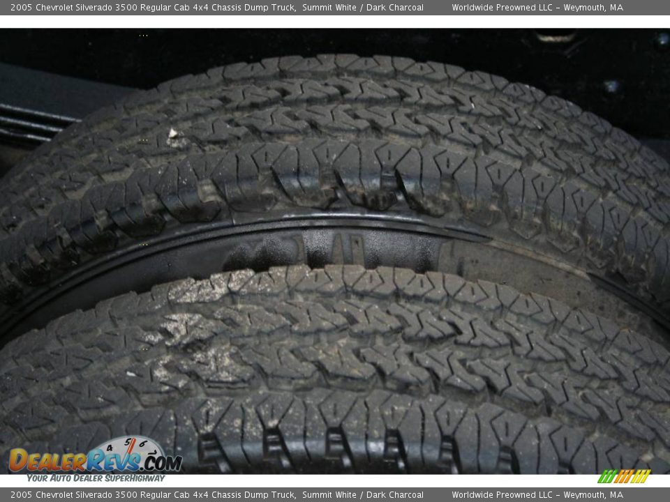 2005 Chevrolet Silverado 3500 Regular Cab 4x4 Chassis Dump Truck Summit White / Dark Charcoal Photo #35