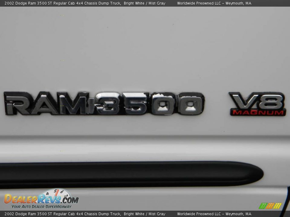 2002 Dodge Ram 3500 ST Regular Cab 4x4 Chassis Dump Truck Logo Photo #21