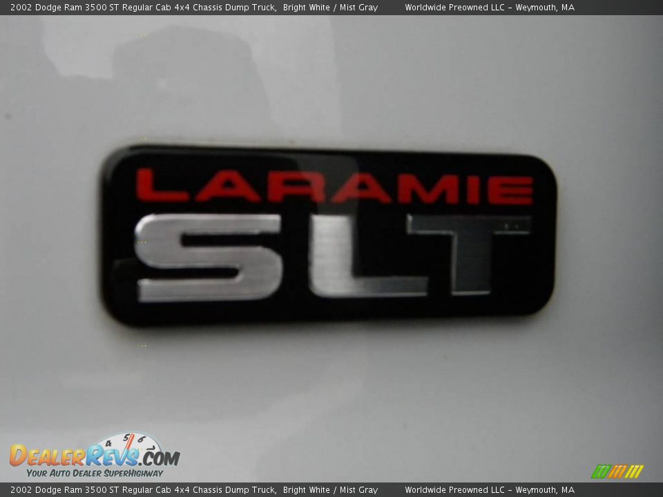 2002 Dodge Ram 3500 ST Regular Cab 4x4 Chassis Dump Truck Logo Photo #22