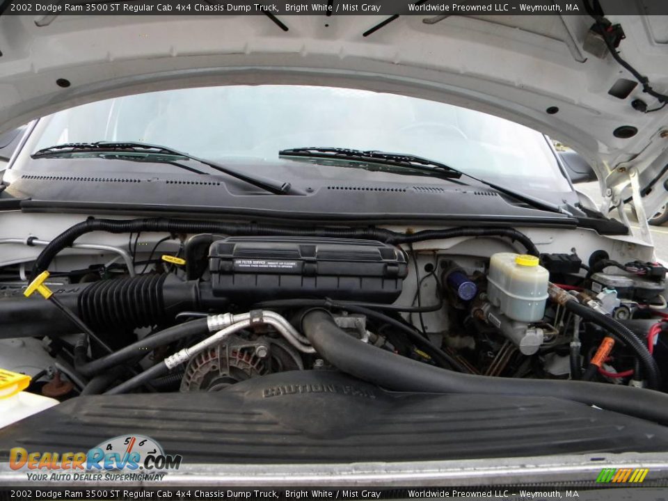 2002 Dodge Ram 3500 ST Regular Cab 4x4 Chassis Dump Truck 5.9 Liter OHV 16-Valve V8 Engine Photo #31