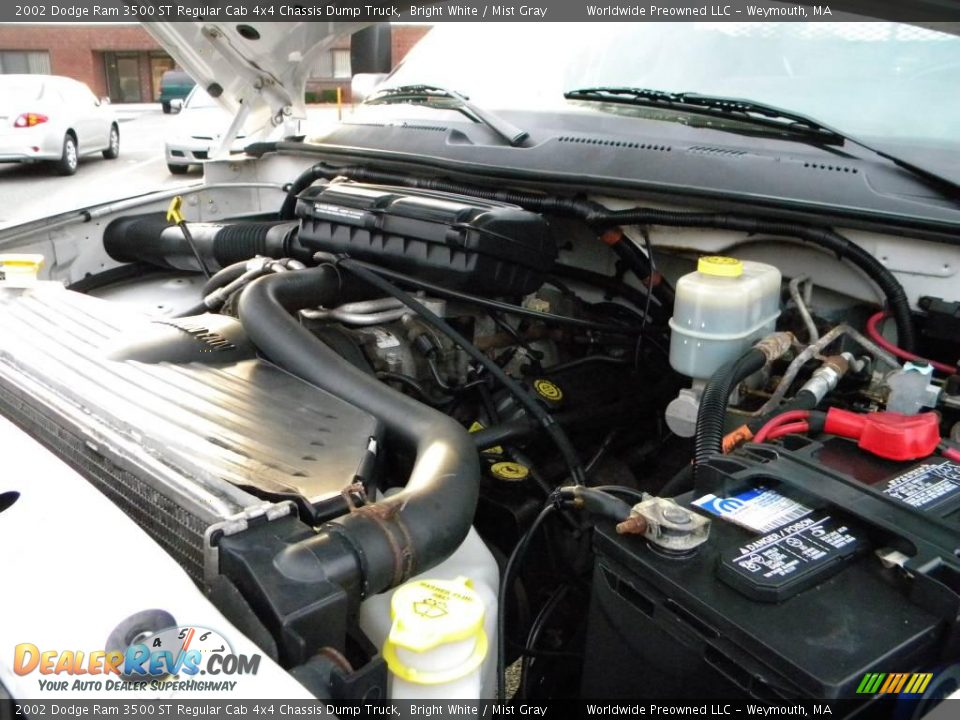 2002 Dodge Ram 3500 ST Regular Cab 4x4 Chassis Dump Truck 5.9 Liter OHV 16-Valve V8 Engine Photo #33