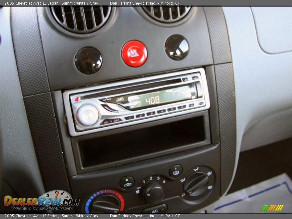 2005 Chevrolet Aveo LS Sedan Summit White / Gray Photo #21