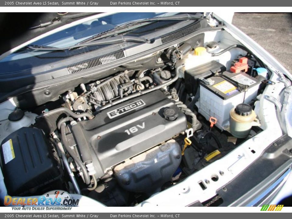 2005 Chevrolet Aveo LS Sedan 1.6L DOHC 16V 4 Cylinder Engine Photo #24