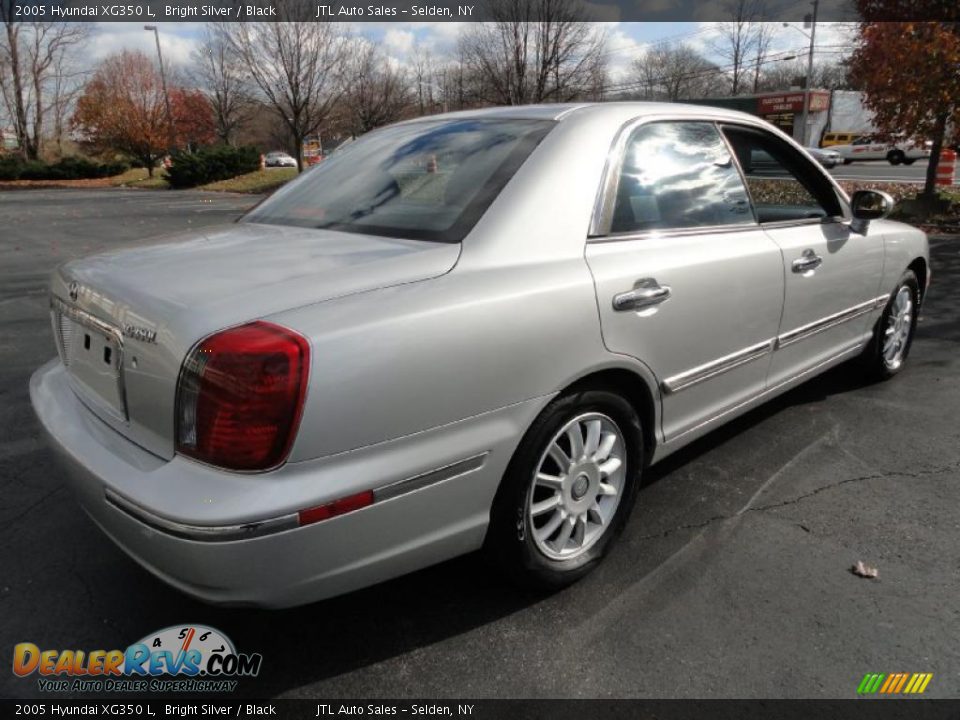 2005 Hyundai XG350 L Bright Silver / Black Photo #6