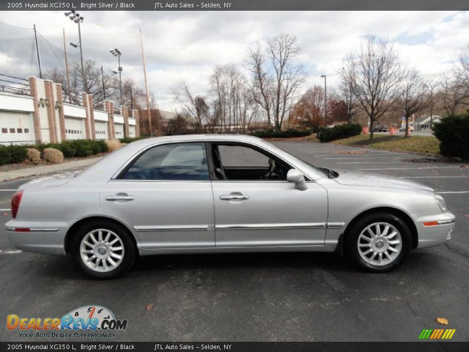 2005 Hyundai XG350 L Bright Silver / Black Photo #7