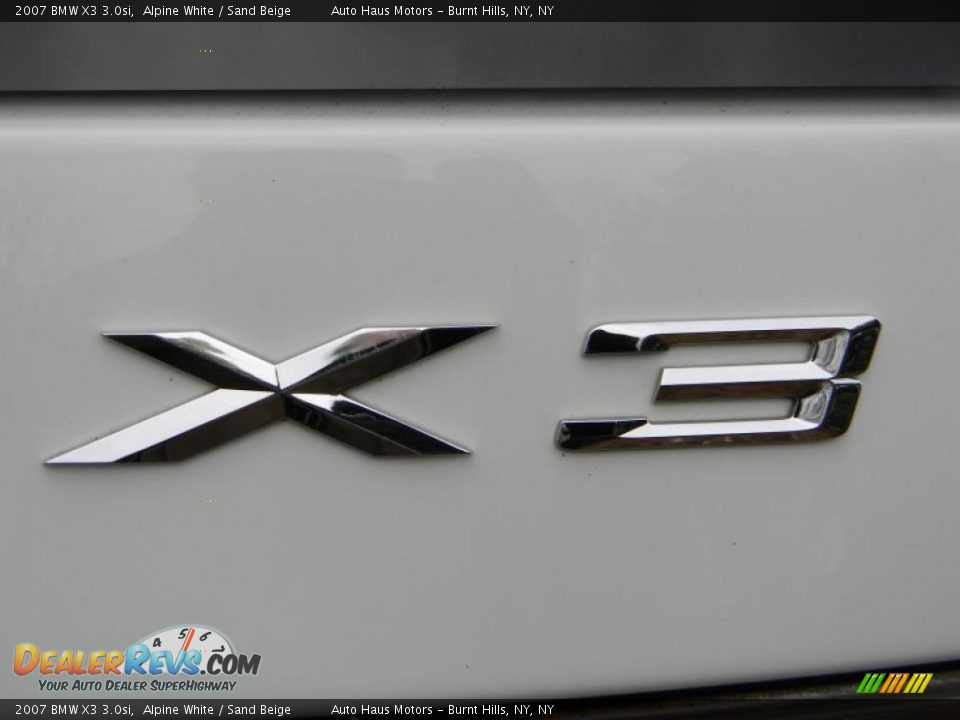 2007 BMW X3 3.0si Logo Photo #7