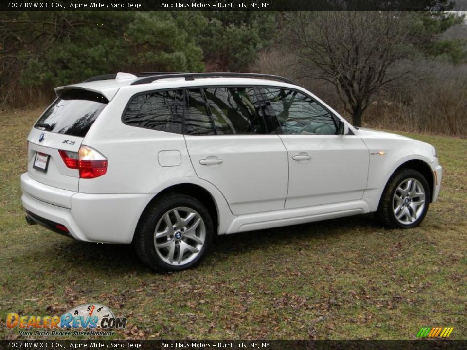Alpine White 2007 BMW X3 3.0si Photo #8