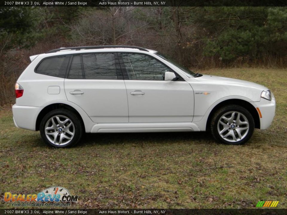 Alpine White 2007 BMW X3 3.0si Photo #9