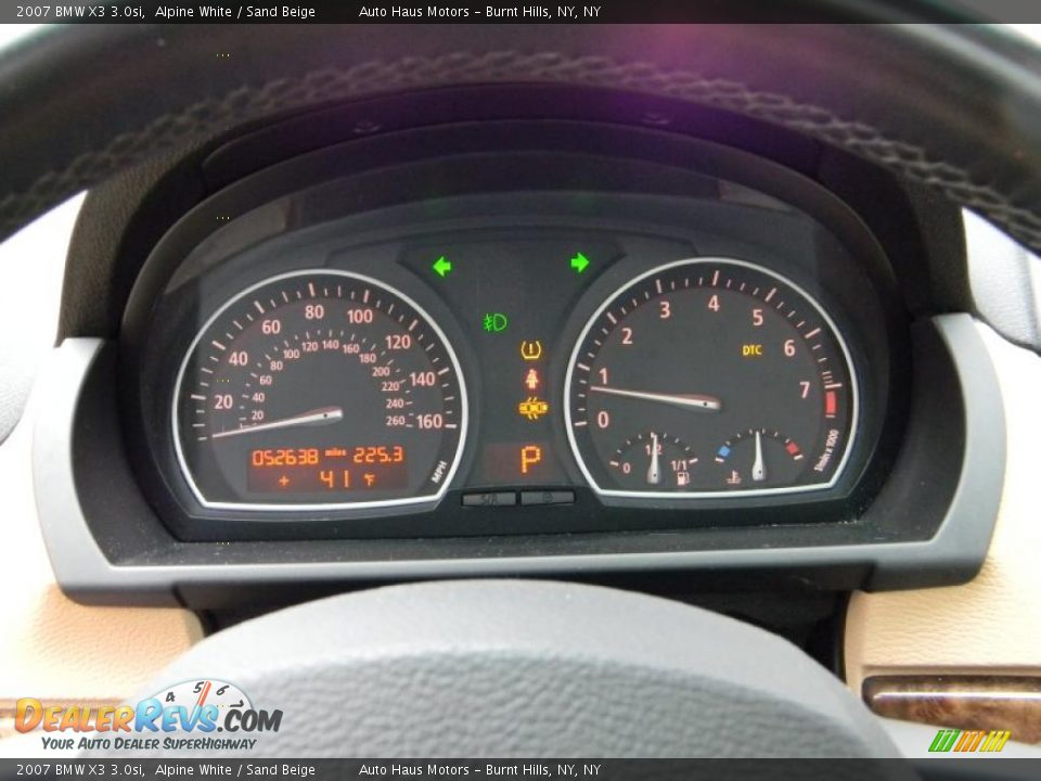 2007 BMW X3 3.0si Gauges Photo #20