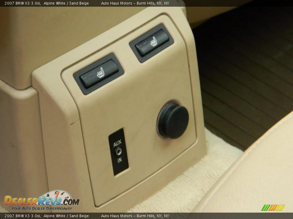 2007 BMW X3 3.0si Alpine White / Sand Beige Photo #30