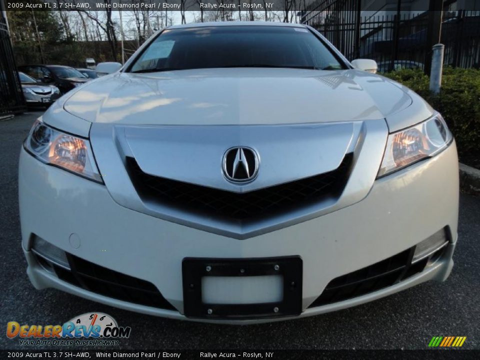 2009 Acura TL 3.7 SH-AWD White Diamond Pearl / Ebony Photo #2