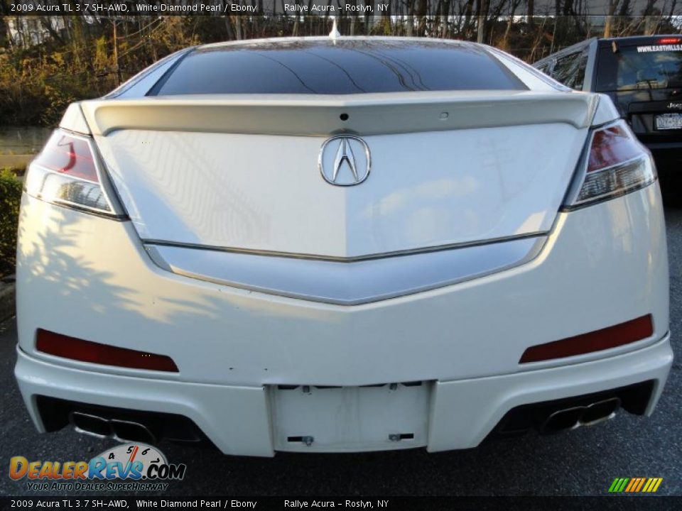White Diamond Pearl 2009 Acura TL 3.7 SH-AWD Photo #5