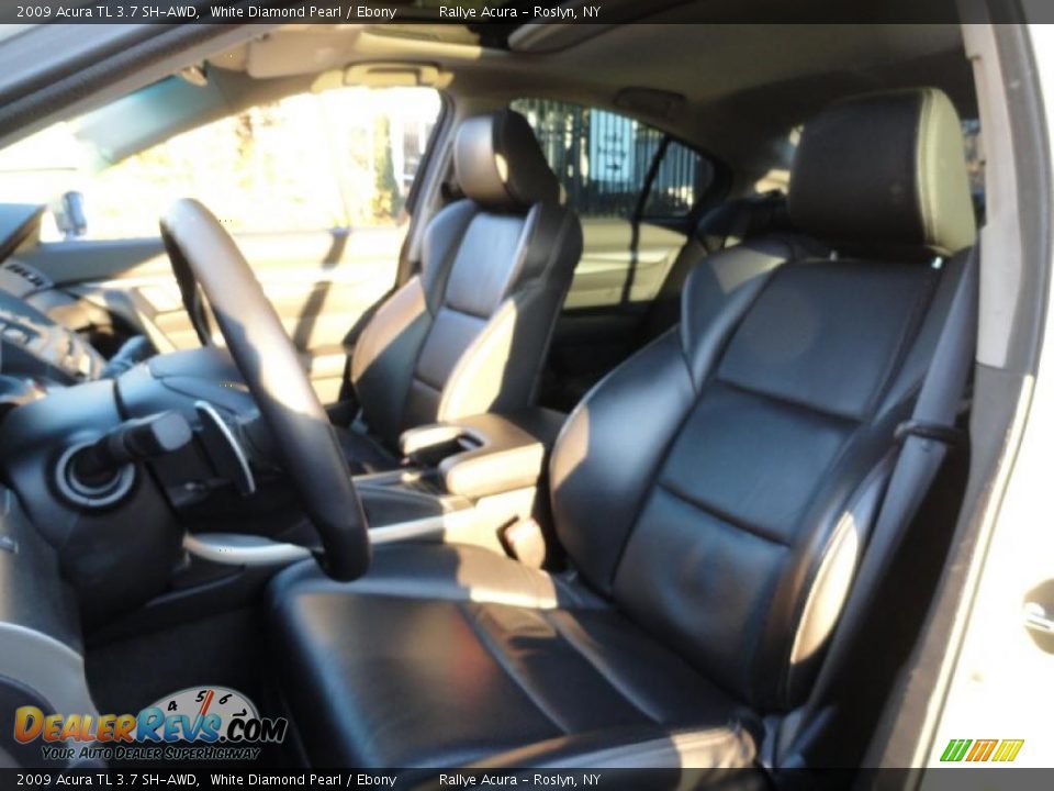 2009 Acura TL 3.7 SH-AWD White Diamond Pearl / Ebony Photo #10