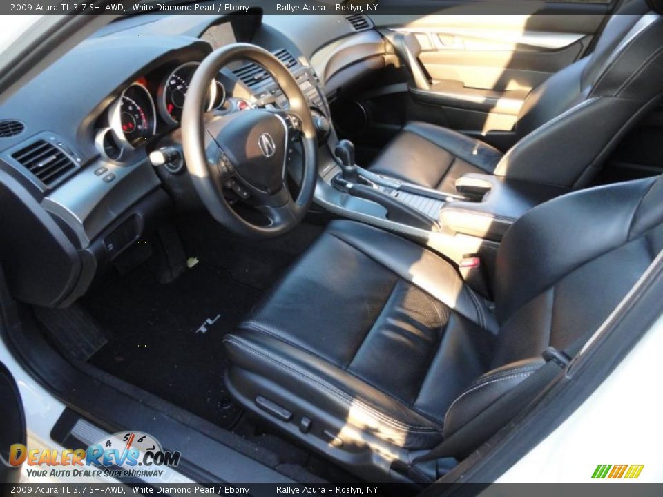Ebony Interior - 2009 Acura TL 3.7 SH-AWD Photo #11