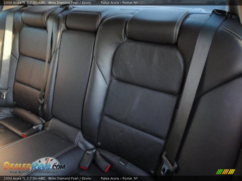 2009 Acura TL 3.7 SH-AWD White Diamond Pearl / Ebony Photo #17