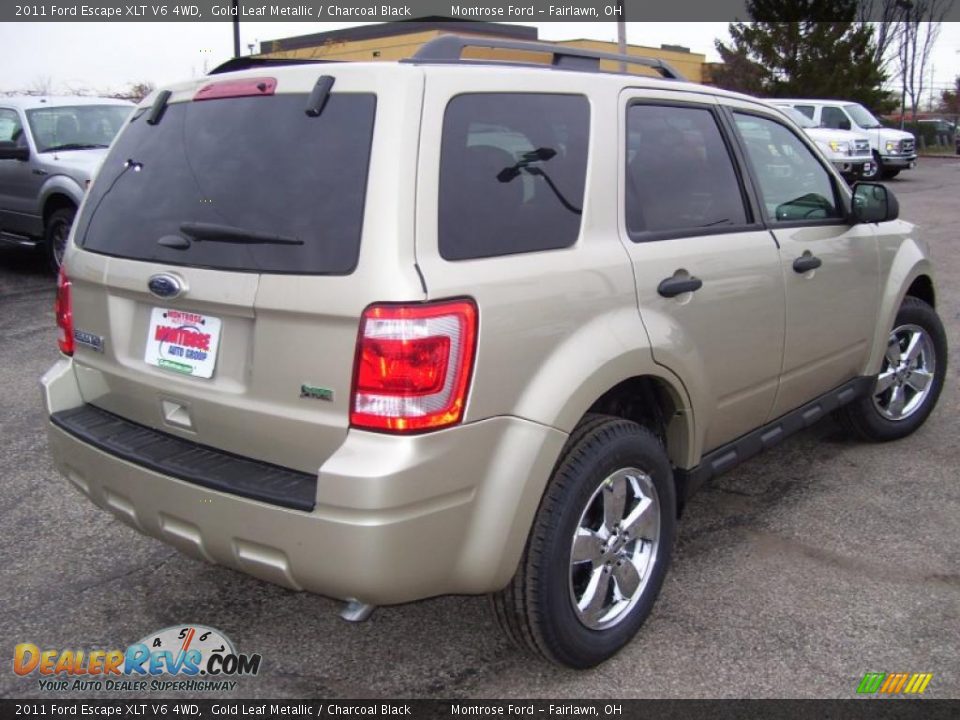2011 Ford Escape XLT V6 4WD Gold Leaf Metallic / Charcoal Black Photo #5