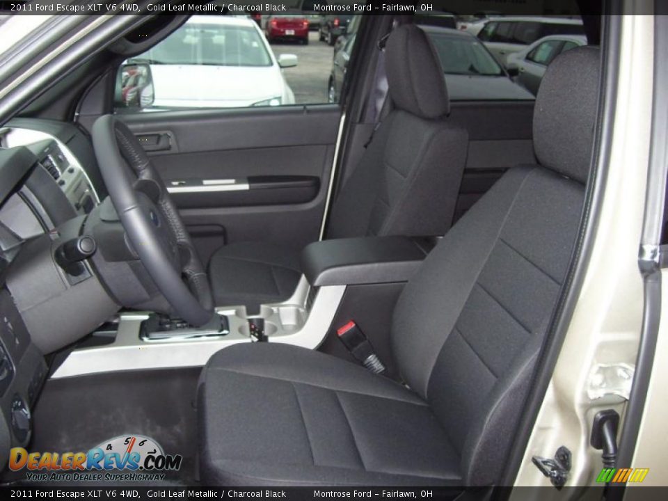 Charcoal Black Interior - 2011 Ford Escape XLT V6 4WD Photo #16