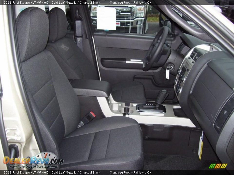 Charcoal Black Interior - 2011 Ford Escape XLT V6 4WD Photo #20