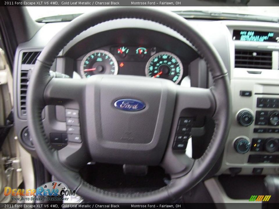 2011 Ford Escape XLT V6 4WD Gold Leaf Metallic / Charcoal Black Photo #23