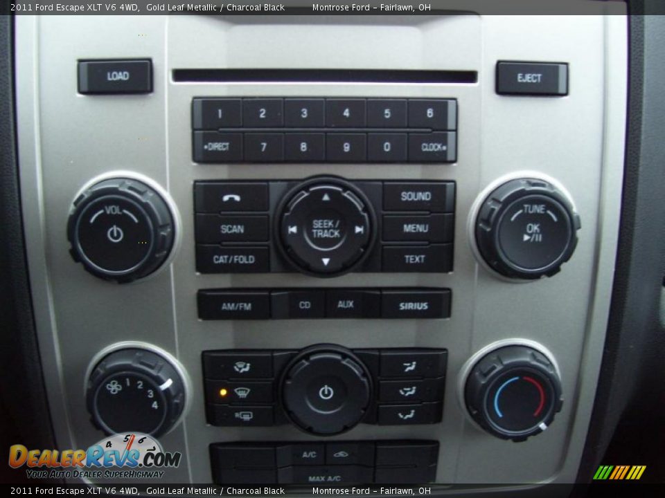 Controls of 2011 Ford Escape XLT V6 4WD Photo #27