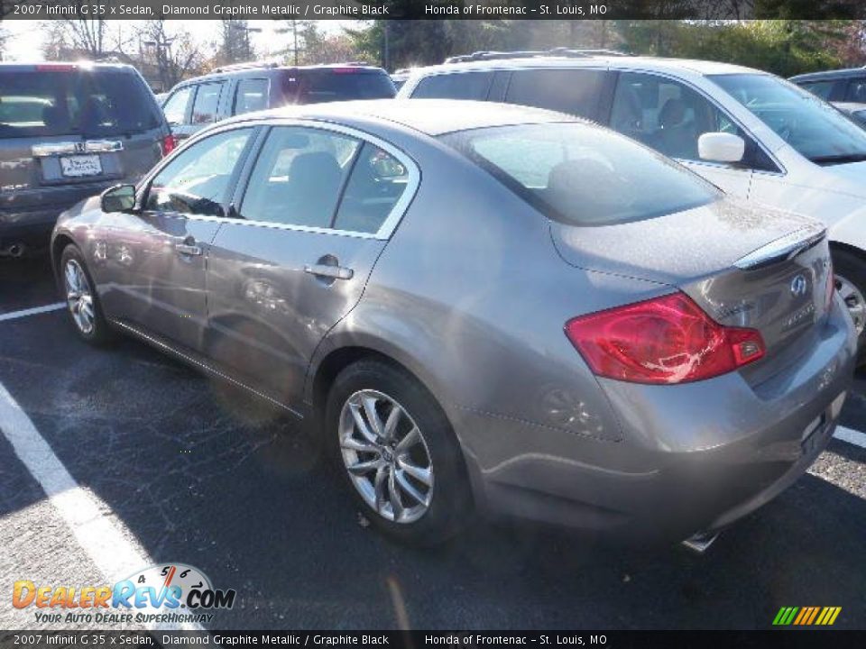 2007 Infiniti G 35 x Sedan Diamond Graphite Metallic / Graphite Black Photo #4