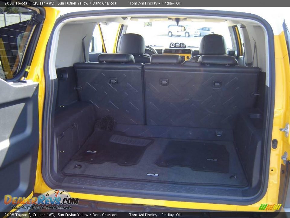 2008 Toyota FJ Cruiser 4WD Sun Fusion Yellow / Dark Charcoal Photo #10