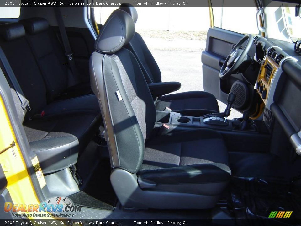 2008 Toyota FJ Cruiser 4WD Sun Fusion Yellow / Dark Charcoal Photo #11