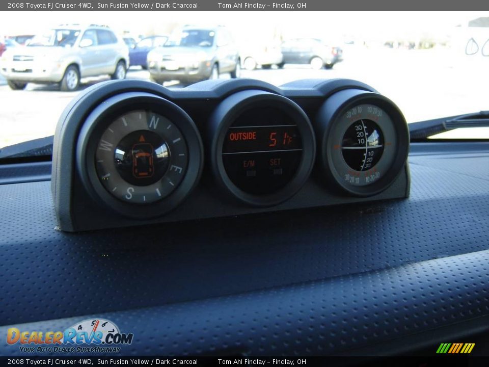 2008 Toyota FJ Cruiser 4WD Sun Fusion Yellow / Dark Charcoal Photo #16