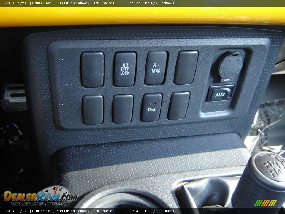 2008 Toyota FJ Cruiser 4WD Sun Fusion Yellow / Dark Charcoal Photo #19
