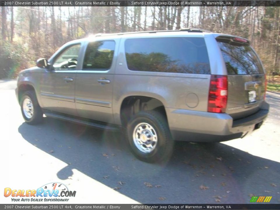2007 Chevrolet Suburban 2500 LT 4x4 Graystone Metallic / Ebony Photo #4