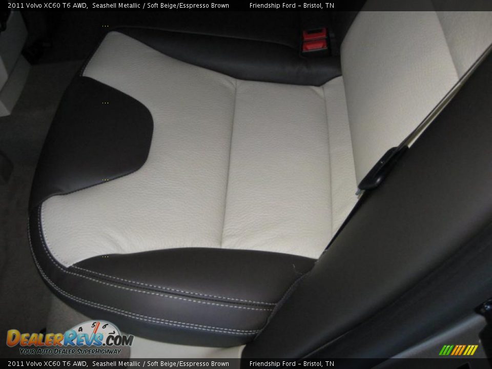 Soft Beige/Esspresso Brown Interior - 2011 Volvo XC60 T6 AWD Photo #12