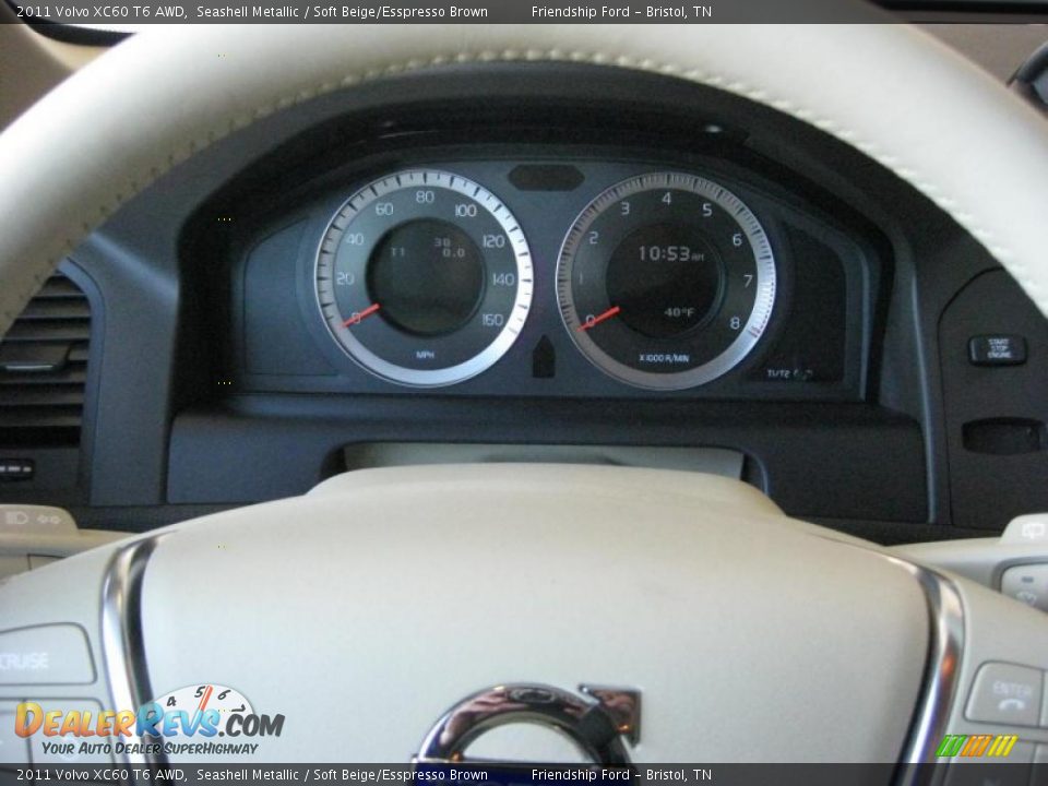 2011 Volvo XC60 T6 AWD Gauges Photo #24