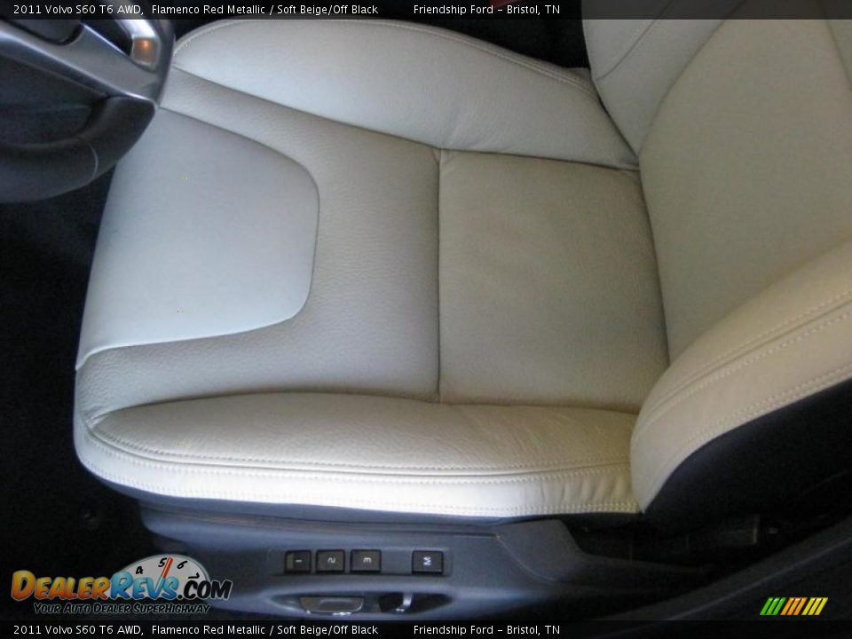 Soft Beige/Off Black Interior - 2011 Volvo S60 T6 AWD Photo #9