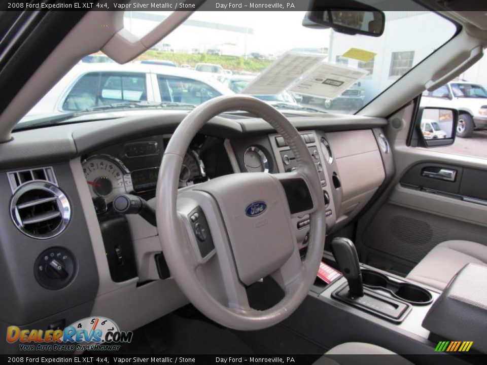 Stone Interior - 2008 Ford Expedition EL XLT 4x4 Photo #6