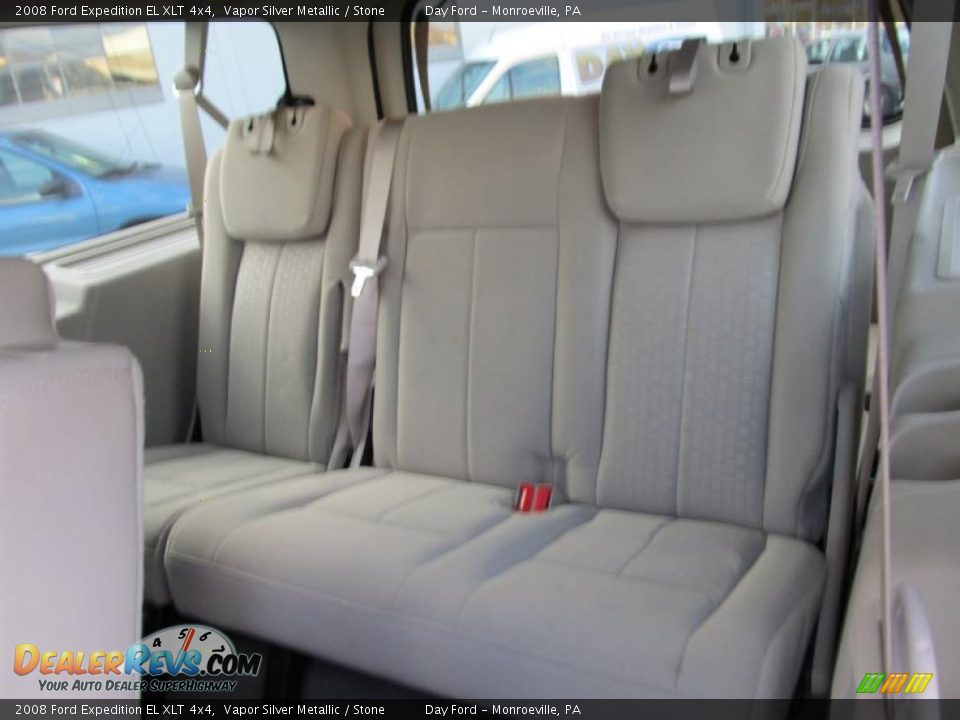 2008 Ford Expedition EL XLT 4x4 Vapor Silver Metallic / Stone Photo #12