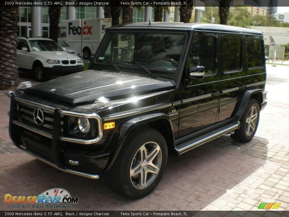 2009 Mercedes-Benz G 55 AMG Black / designo Charcoal Photo #3
