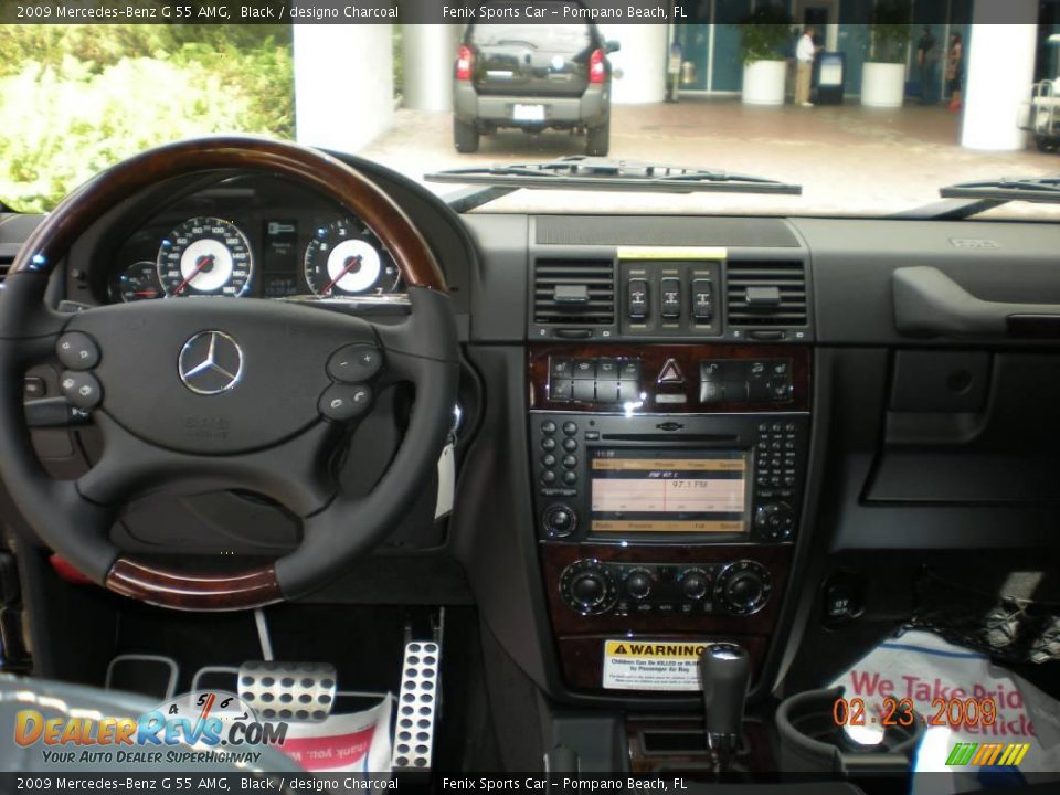 2009 Mercedes-Benz G 55 AMG Black / designo Charcoal Photo #5