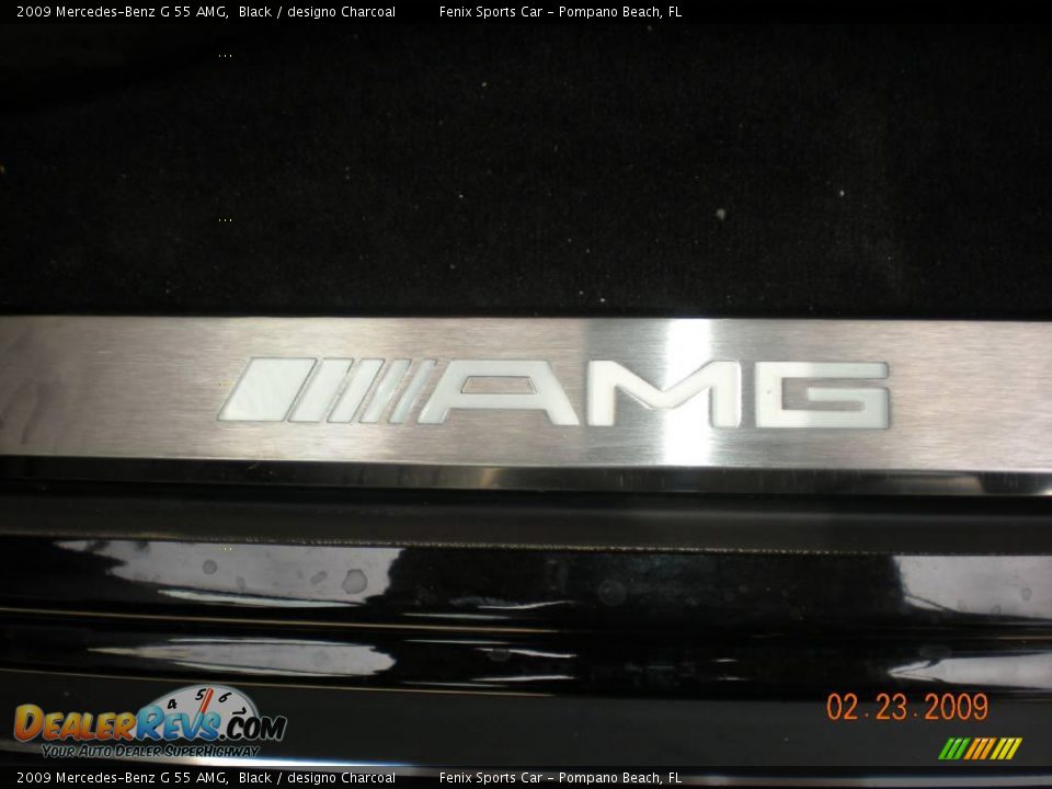2009 Mercedes-Benz G 55 AMG Black / designo Charcoal Photo #8