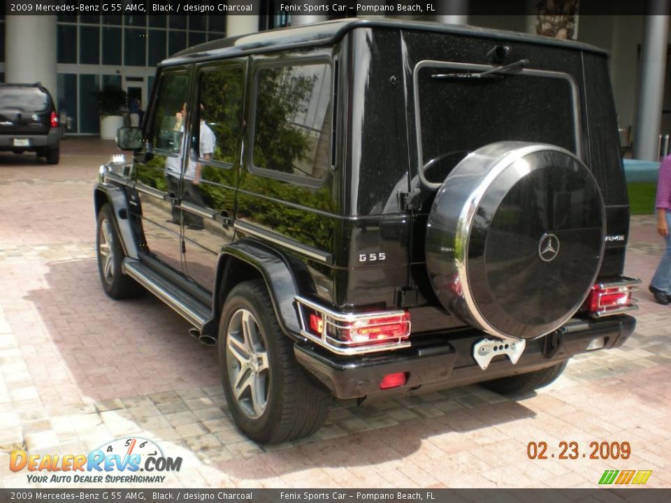 2009 Mercedes-Benz G 55 AMG Black / designo Charcoal Photo #9