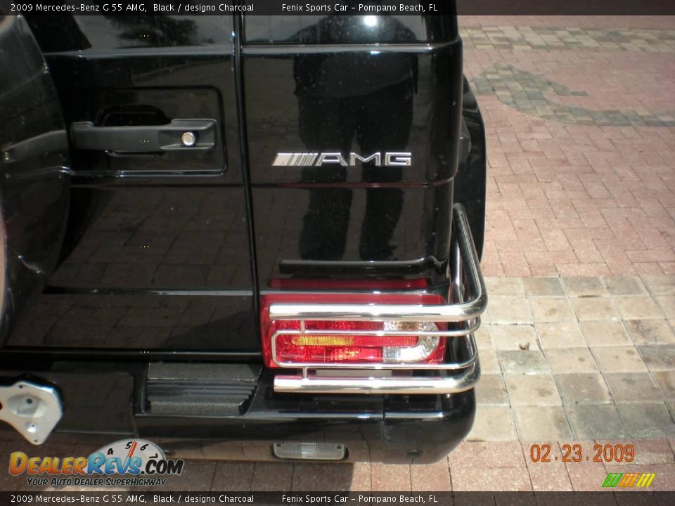 2009 Mercedes-Benz G 55 AMG Black / designo Charcoal Photo #11