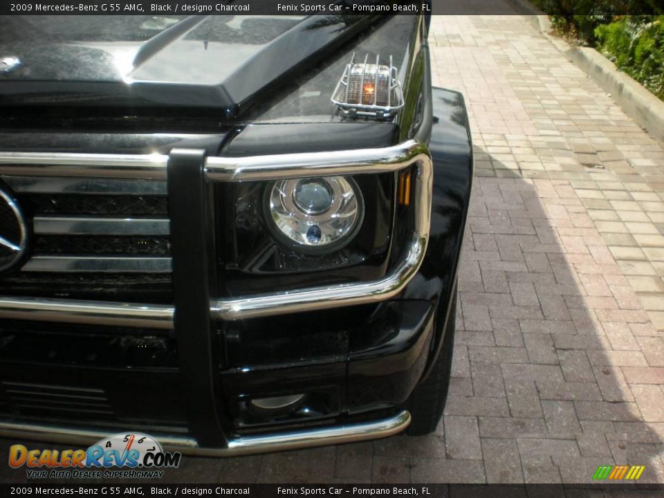 2009 Mercedes-Benz G 55 AMG Black / designo Charcoal Photo #12