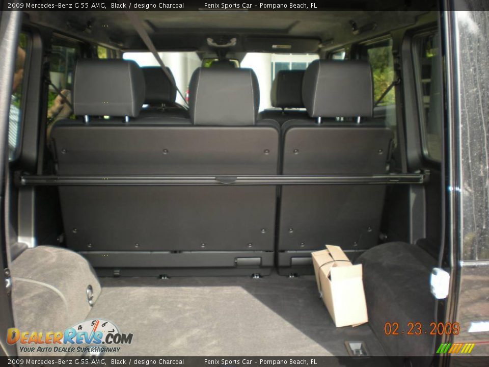 2009 Mercedes-Benz G 55 AMG Black / designo Charcoal Photo #14