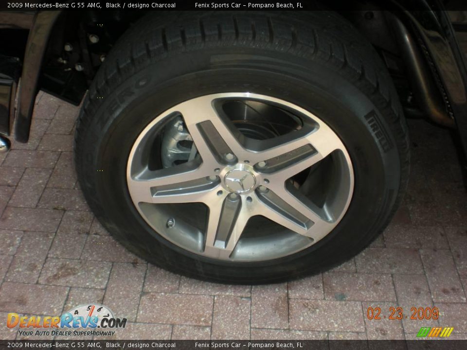 2009 Mercedes-Benz G 55 AMG Black / designo Charcoal Photo #16
