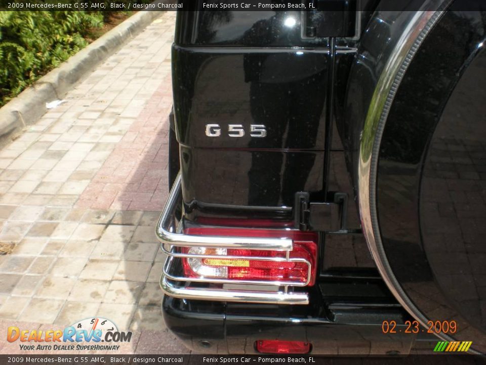 2009 Mercedes-Benz G 55 AMG Black / designo Charcoal Photo #18